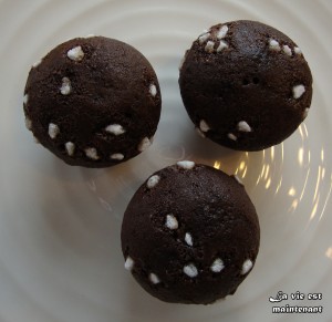 Chocolate chili cupcakes