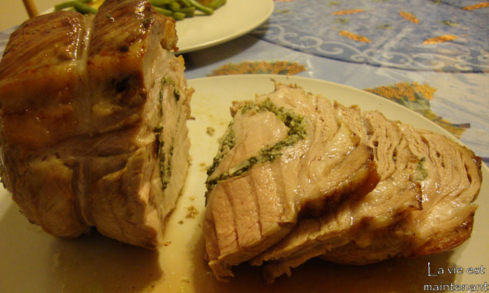 2009-11-30 Roti de porc a l'ail et herbes 2 c